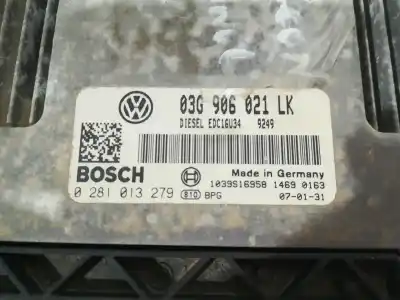 Peça sobressalente para automóvel em segunda mão Centralina De Motor Uce por SEAT LEON (1M1) * Referências OEM IAM 0281013279  