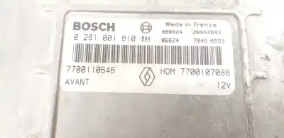 Pezzo di ricambio per auto di seconda mano centralina motore per renault kangoo (f/kc0) kangoo riferimenti oem iam 0281001810  