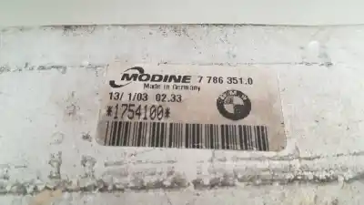 Pezzo di ricambio per auto di seconda mano Intercooler per BMW 3 COMPACT (E46) 320 TD Riferimenti OEM IAM 77863510  