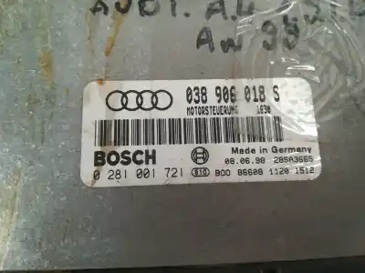 Pezzo di ricambio per auto di seconda mano centralina motore per audi a3 (8l) 1.9 tdi ambiente riferimenti oem iam 038906018s  