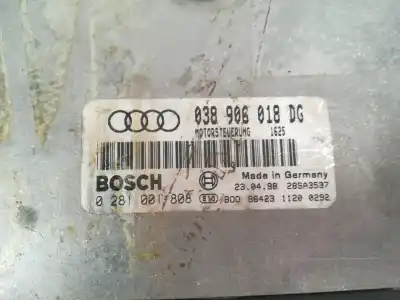 Автозапчастина б/у ебу контролер двигуна для audi a3 (8l) 1.9 tdi ambiente посилання на oem iam 038906018dg   Автозапчастина б/у ебу контролер двигуна для audi a3 (8l) 1.9 tdi ambiente посилання на oem iam 038906018dg