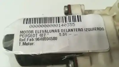 Peça sobressalente para automóvel em segunda mão Motor Elevador Vidro Dianteiro Esquerdo por PEUGEOT 407 407 (2004 - 2011) Referências OEM IAM 9646594580  