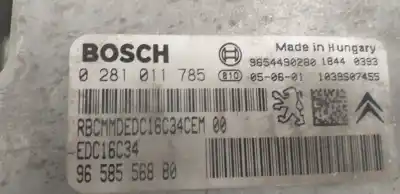 Second-hand car spare part ecu engine control for citroen c2 empresa oem iam references 0 281 011 785