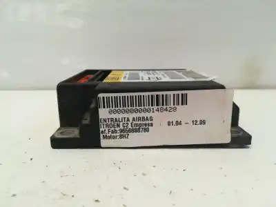 Peça sobressalente para automóvel em segunda mão centralina de airbag por citroen c2 empresa referências oem iam 9656888780  