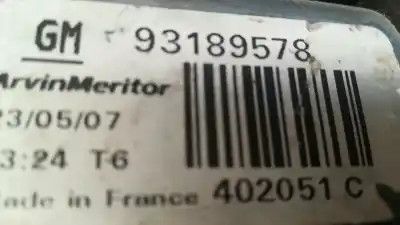 Peça sobressalente para automóvel em segunda mão elevador de vidros dianteiro direito por opel meriva * referências oem iam 93189578  