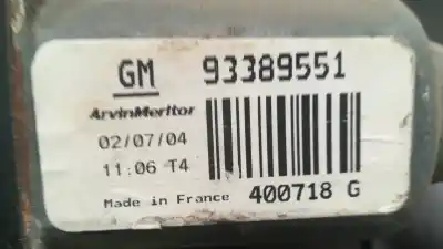 Peça sobressalente para automóvel em segunda mão elevador de vidros dianteira esquerda por opel meriva * referências oem iam 93389551  