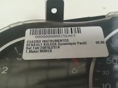 Second-hand car spare part DASHBOARD for RENAULT KOLEOS  OEM IAM references 24810JZ07A  