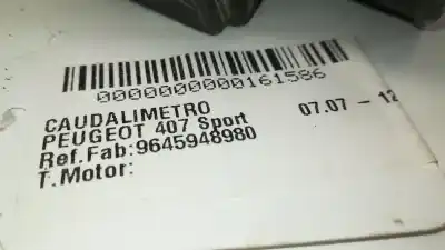 Second-hand car spare part Flowmeter for PEUGEOT 407 2.0 Sport OEM IAM references 9645948980  