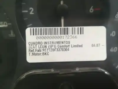 Peça sobressalente para automóvel em segunda mão quadrante por seat leon (1p1) comfort limited referências oem iam sez7z0f3370304  