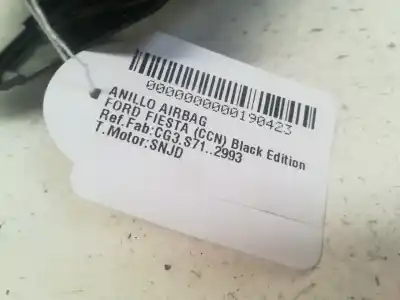 Peça sobressalente para automóvel em segunda mão fita do airbag por ford fiesta (ccn) black edition referências oem iam cg3.s71..2993  