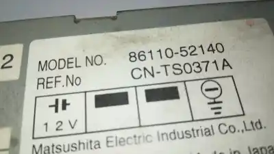 Автозапчастина б/у аудіо система / радіо cd для toyota yaris (ncp1/nlp1/scp1) 1.4 d-4d linea luna посилання на oem iam 8611052140  