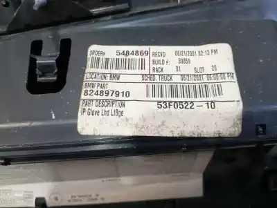 Peça sobressalente para automóvel em segunda mão porta luvas por bmw x5 (e53) 3.0i referências oem iam   