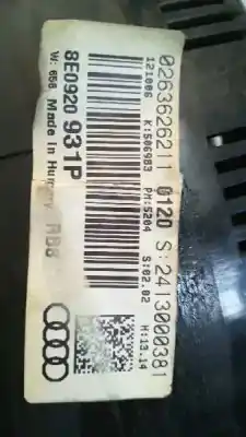 Pezzo di ricambio per auto di seconda mano  per AUDI A4 B7 AVANT (8ED)  Riferimenti OEM IAM 2413000381  