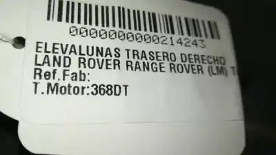 Автозапчастина б/у регулятор скла заднього правого для land rover range rover (lm) tdv8 hse посилання на oem iam rh962251100  