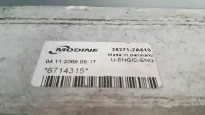 Peça sobressalente para automóvel em segunda mão intercooler por kia pro_cee´d active referências oem iam 282712a610  