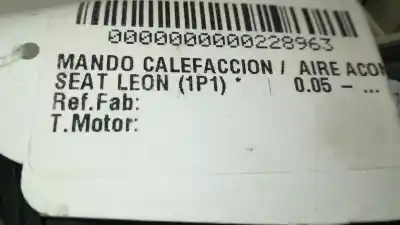 Second-hand car spare part climate control for seat leon (1p1) leon (1p1) (2005 - 2012) oem iam references   