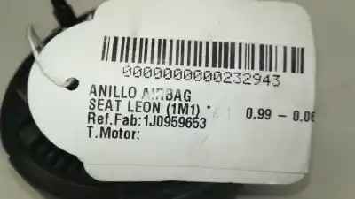 Peça sobressalente para automóvel em segunda mão fita do airbag por seat leon (1m1) * referências oem iam 1j0959653  
