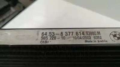 Second-hand car spare part heating / air conditioning radiator for bmw 3 compact (e46) 316 ti oem iam references 8377614  