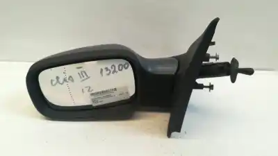 Peça sobressalente para automóvel em segunda mão espelho retrovisor esquerdo por renault clio iii exception referências oem iam e20104016  