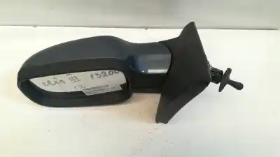 Peça sobressalente para automóvel em segunda mão espelho retrovisor esquerdo por renault clio iii exception referências oem iam e20104016  