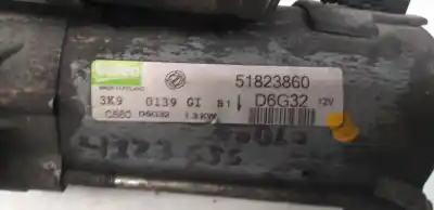 Pezzo di ricambio per auto di seconda mano motorino di avviamento per fiat doblo monospace (119_, 223_) 1.3 jtd riferimenti oem iam 51823860  