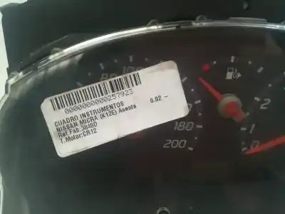 Peça sobressalente para automóvel em segunda mão quadrante por nissan micra (k12e) acenta referências oem iam 3840d  