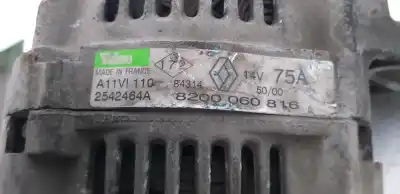 Автозапчастина б/у генератор для renault clio ii fase i (b/cbo) 1.2 посилання на oem iam 8200060816  