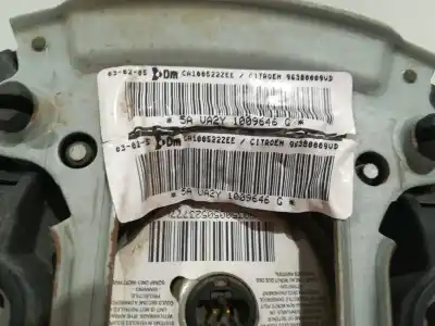 Peça sobressalente para automóvel em segunda mão airbag dianteiro esquerdo por citroen c2 audace referências oem iam 96380009ud  