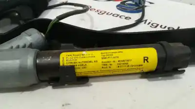 Peça sobressalente para automóvel em segunda mão pré-tensor de airbag direito por citroen c2 audace referências oem iam 9639873877  