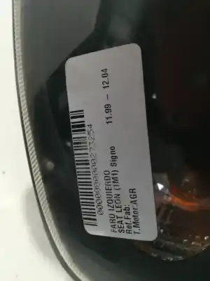 Автозапчастина б/у ліва фара для SEAT LEON (1M1) 1.9 TDI Посилання на OEM IAM   