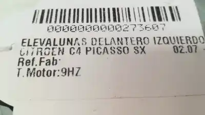 Pezzo di ricambio per auto di seconda mano alzacristalli anteriore sinistro per citroen c4 picasso i monospace (ud_) 1.6 hdi riferimenti oem iam   