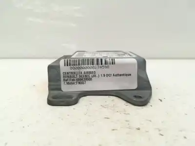 Автозапчастина б/у блок управління подушками безпеки для renault scenic (ja..) 1.9 dti diesel 80 cv / 59 kw посилання на oem iam 600639500