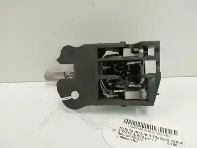 Peça sobressalente para automóvel em segunda mão puxador interior traseiro esquerdo por toyota auris luna+ referências oem iam 62318a1  