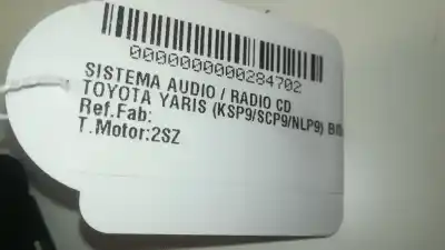 Pezzo di ricambio per auto di seconda mano impianto audio / radio cd per toyota yaris (ksp9/scp9/nlp9) básico riferimenti oem iam   