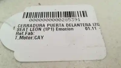Pezzo di ricambio per auto di seconda mano  per SEAT LEON (1P1)  Riferimenti OEM IAM   
