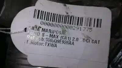 Peça sobressalente para automóvel em segunda mão BORBOLETA DE ADMISSÃO por FORD S-MAX (CA1)  Referências OEM IAM 9M5Q9E926AA  