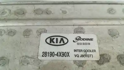 Peça sobressalente para automóvel em segunda mão intercooler por kia carnival 2.9 crdi vgt active referências oem iam 281904x90x  