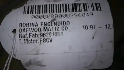 Pezzo di ricambio per auto di seconda mano bobina di accensione per daewoo matiz cd riferimenti oem iam 96281054  
