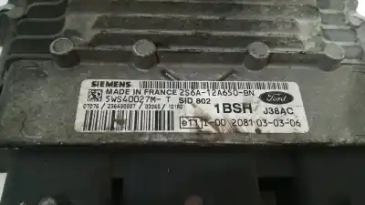 Second-hand car spare part ecu engine control for ford fiesta (cbk) ambiente oem iam references 5ws40027m-t  