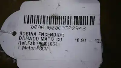 Автозапчасти б/у катушка зажигания за daewoo matiz cd ссылки oem iam 96291054  