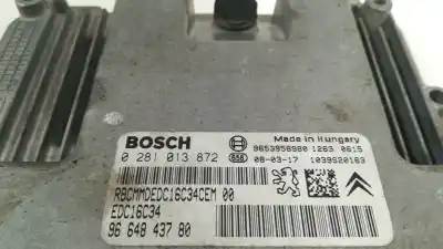 Peça sobressalente para automóvel em segunda mão centralina de motor uce por citroen c4 picasso i monospace (ud_) 1.6 hdi referências oem iam 0281013872  
