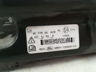 Second-hand car spare part Left Headlight for FORD FOCUS LIM. (CB4) Trend OEM IAM references 9M51-13W030-CD  