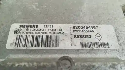 Автозапчасти б/у блок управления двигателем за renault clio ii fase ii (b/cb0) base authentique 75 cv / 55 kw ссылки oem iam 8200454467  