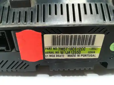 Peça sobressalente para automóvel em segunda mão comando de sofagem (chauffage / ar condicionado) por ford focus lim. (cb4) business referências oem iam 7m5t18c612cc  