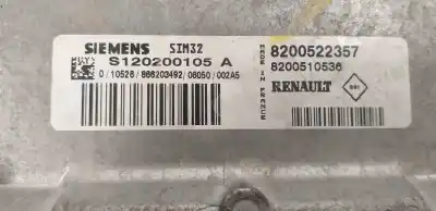 Peça sobressalente para automóvel em segunda mão centralina de motor uce por renault clio iii collection referências oem iam 8200522357  