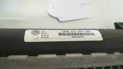 Peça sobressalente para automóvel em segunda mão radiador de água por seat leon (1p1) reference referências oem iam 1k0121251dd  