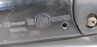 Peça sobressalente para automóvel em segunda mão espelho retrovisor direito por toyota yaris (ncp1/nlp1/scp1) 1.3 16v cat referências oem iam e13 010399  