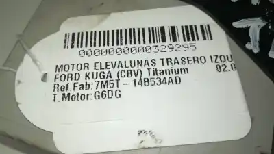 Peça sobressalente para automóvel em segunda mão motor elevador vidro traseiro esquerdo por ford kuga (cbv) titanium referências oem iam 7m5t14b534ad  