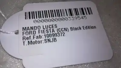 Pièce détachée automobile d'occasion commutateur d'éclairage pour ford fiesta (ccn) black edition références oem iam 10099372  