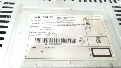Автозапчастина б/у аудіо система / радіо cd для renault kangoo ii (f/kw0) 1.5 dynamique [1.5 ltr. - 66 kw dci diesel fap] посилання на oem iam 281151545r  